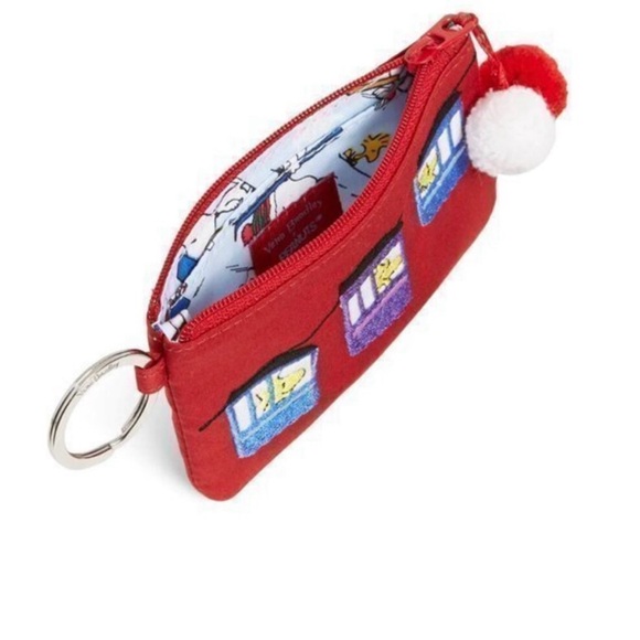 Vera Bradley Handbags - Brand New Vera Bradley Peanuts® Zip ID & Lanyard Woodstock Ski Lift